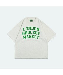 College Logo Heavyweight SS Tee (Oatmeal)