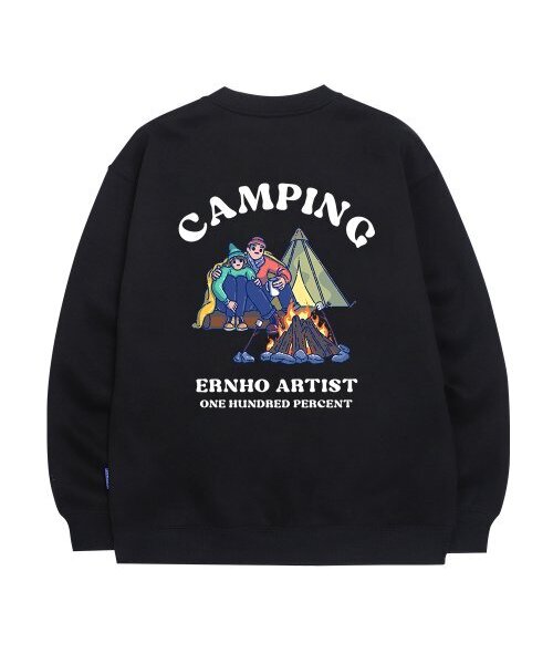 OHP(ワンハンドレッドパーセント)の「OHP x ERNHO bキャンピング no.2 裏起毛スウェット(スウェット・メンズ・その他・M/L/2XL/XL)」の1枚目の写真