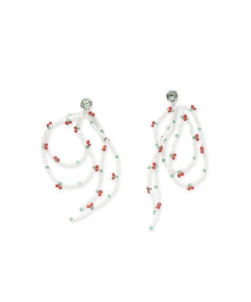 LILY BROWN（リリーブラウン）の「フルーツビーズピアス（ピアス（両耳用）・レディース・イエロー/ラベンダー/レッド・F）」の3枚目の写真