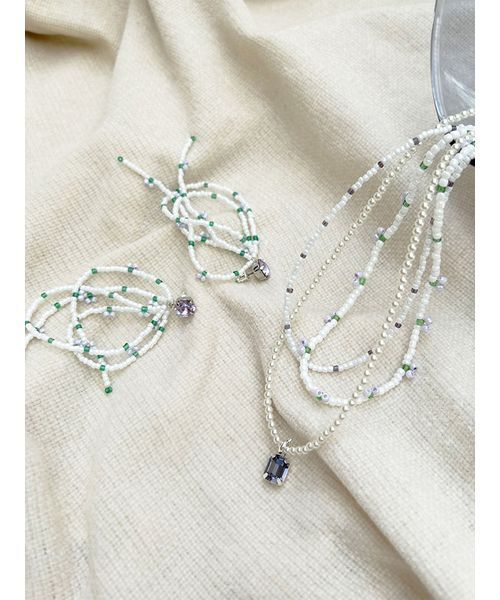 LILY BROWN（リリーブラウン）の「フルーツビーズピアス（ピアス（両耳用）・レディース・イエロー/ラベンダー/レッド・F）」の20枚目の写真