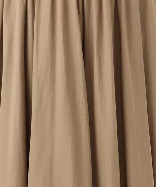 MK MICHEL KLEIN（エムケーミッシェルクラン）の「サテンガウチョパンツ/接触冷感/UVカット/洗える（その他パンツ・レディース・ダークグレー/ベージュ/パープル/ダークベージュ/グリーン・38）」の6枚目の写真