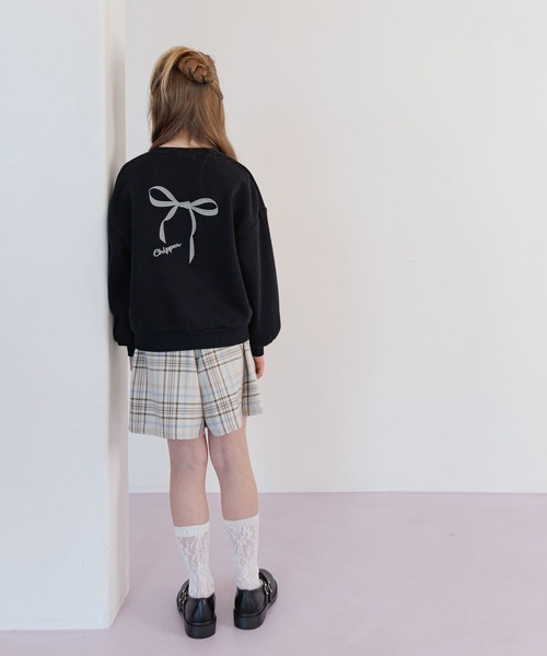 GLOBAL WORK（グローバルワーク）の「CHEER ONプリーツスカパン/629897（その他パンツ・キッズ・グレー/アイボリー/ブラック/ベージュ/パープル・130cm/140cm/150cm/160cm）」の9枚目の写真