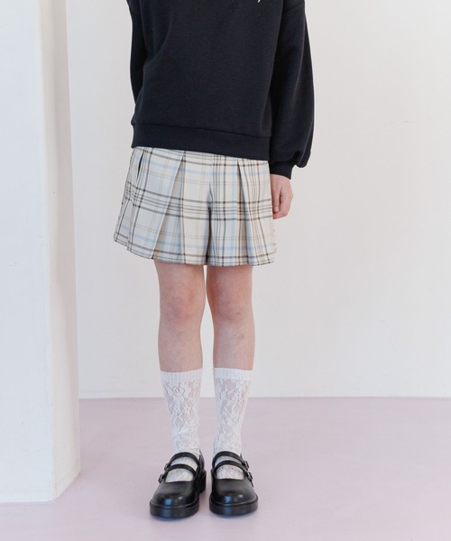 GLOBAL WORK（グローバルワーク）の「CHEER ONプリーツスカパン/629897（その他パンツ・キッズ・グレー/アイボリー/ブラック/ベージュ/パープル・130cm/140cm/150cm/160cm）」の10枚目の写真