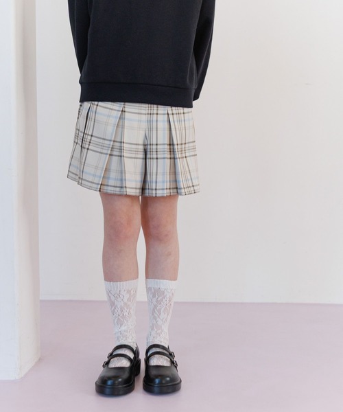 GLOBAL WORK（グローバルワーク）の「CHEER ONプリーツスカパン/629897（その他パンツ・キッズ・グレー/アイボリー/ブラック/ベージュ/パープル・130cm/140cm/150cm/160cm）」の11枚目の写真