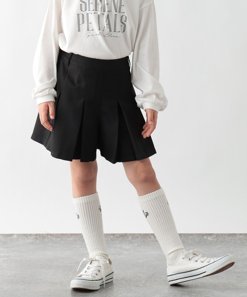 GLOBAL WORK（グローバルワーク）の「CHEER ONプリーツスカパン/629897（その他パンツ・キッズ・グレー/アイボリー/ブラック/ベージュ/パープル・130cm/140cm/150cm/160cm）」の16枚目の写真