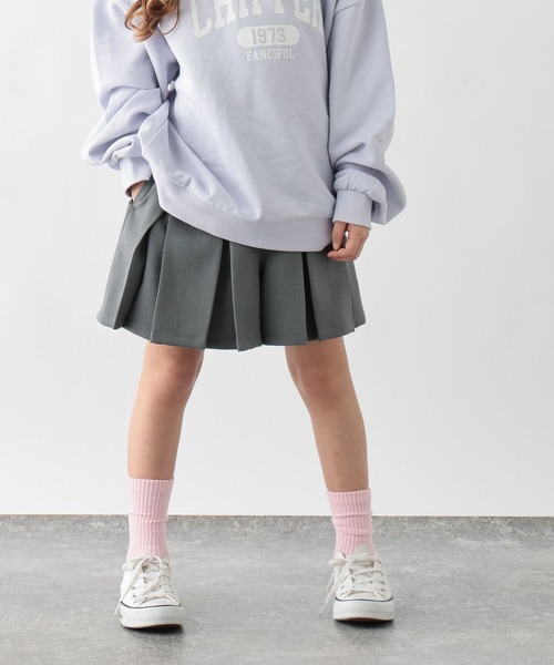 GLOBAL WORK（グローバルワーク）の「CHEER ONプリーツスカパン/629897（その他パンツ・キッズ・グレー/アイボリー/ブラック/ベージュ/パープル・130cm/140cm/150cm/160cm）」の21枚目の写真