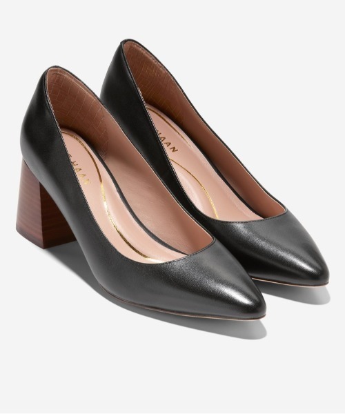 COLE HAAN（コールハーン）の「カサンドラ ブロックヒール パンプ womens（パンプス・レディース・ブラック・8/7.5/7/6.5/6/5.5/5）」の3枚目の写真