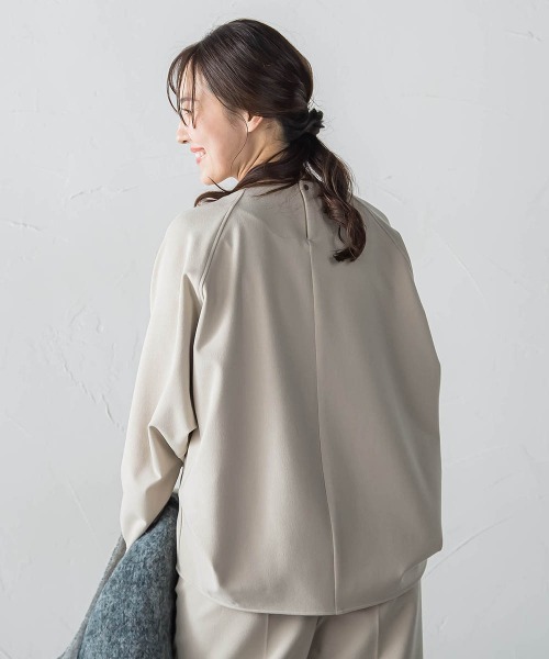 LAUTREAMONT（ロートレアモン）の「両面起毛T/Rブラウス（シャツ/ブラウス・レディース・ベージュ/ネイビー/ブラウン/ダークグレー・9号）」の21枚目の写真