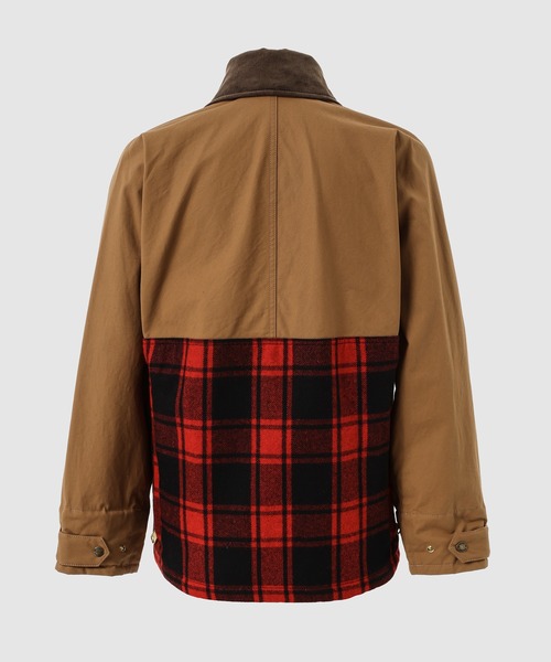 セール】「FILSON」W-NAME COTTON OXFORD × WOOL ESTER CHECK JACKET