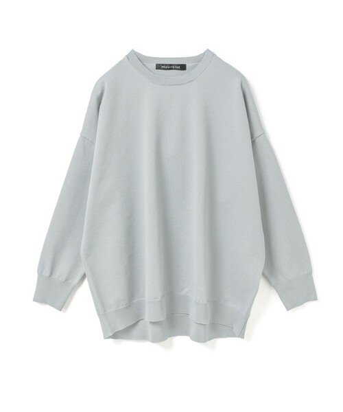 mizuiroind（ミズイロインド）の「mizuiro ind クルーネックワイドプルオーバー（ニット/セーター・レディース・オフホワイト/ブルー/ブラック/ピンク/ライトグレー・FREE）」の3枚目の写真