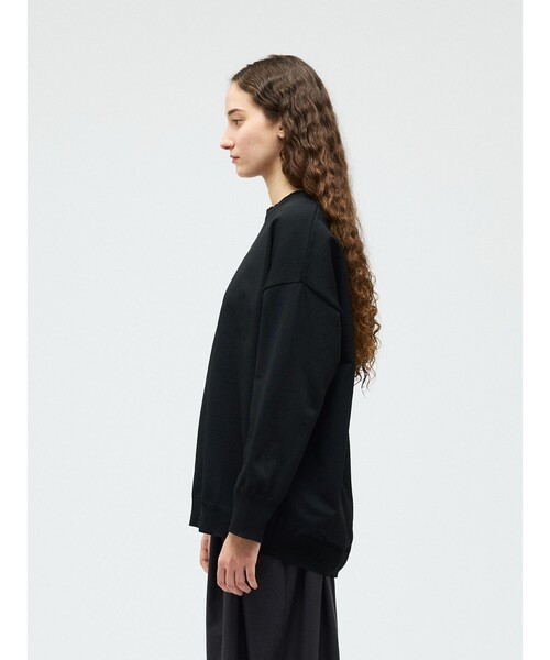 mizuiroind（ミズイロインド）の「mizuiro ind クルーネックワイドプルオーバー（ニット/セーター・レディース・オフホワイト/ブルー/ブラック/ピンク/ライトグレー・FREE）」の13枚目の写真