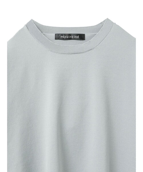 mizuiroind（ミズイロインド）の「mizuiro ind クルーネックワイドプルオーバー（ニット/セーター・レディース・オフホワイト/ブルー/ブラック/ピンク/ライトグレー・FREE）」の19枚目の写真