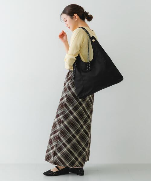 RODE SKO(ロデスコ)の「コードハンドルバッグ(トートバッグ・レディース・ベージュ/グレー/ブラック・ONE)」の6枚目の写真