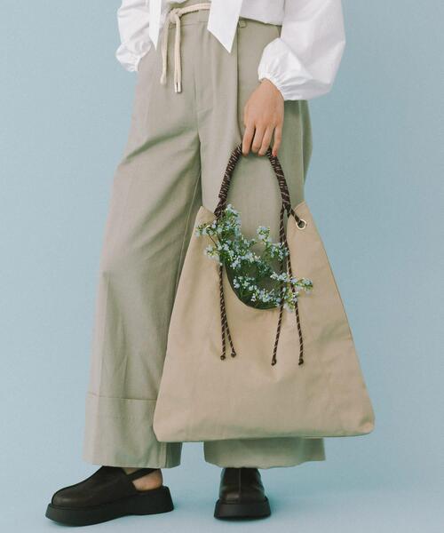 RODE SKO(ロデスコ)の「コードハンドルバッグ(トートバッグ・レディース・ベージュ/グレー/ブラック・ONE)」の19枚目の写真