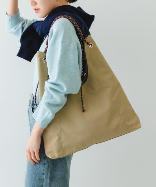 RODE SKO(ロデスコ)の「コードハンドルバッグ(トートバッグ・レディース・ベージュ/グレー/ブラック・ONE)」の21枚目の写真