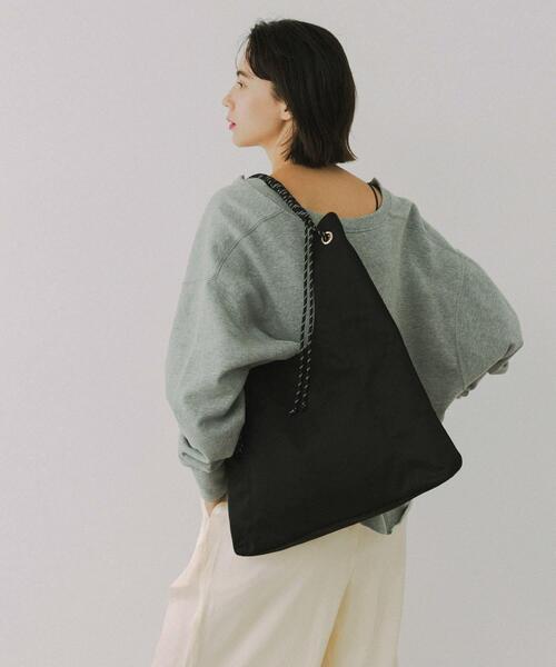 RODE SKO(ロデスコ)の「コードハンドルバッグ(トートバッグ・レディース・ベージュ/グレー/ブラック・ONE)」の2枚目の写真