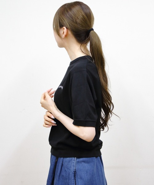 ORCIVAL(オーシバル)の「ORCIVAL/オーシバル クルーネックシースルーショートスリーブTEE CREW NECK SEE THROUGH SHORT SLEEVE TEE OR-C0529 SEF(Tシャツ/カットソー・レディース・ブラック/ライトイエロー/ライトピンク・1)」の6枚目の写真