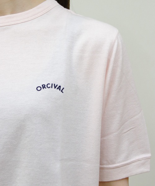 ORCIVAL(オーシバル)の「ORCIVAL/オーシバル クルーネックシースルーショートスリーブTEE CREW NECK SEE THROUGH SHORT SLEEVE TEE OR-C0529 SEF(Tシャツ/カットソー・レディース・ブラック/ライトイエロー/ライトピンク・1)」の9枚目の写真