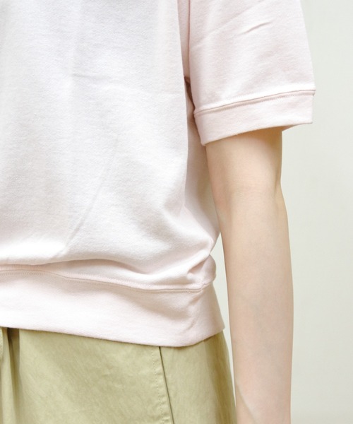 ORCIVAL(オーシバル)の「ORCIVAL/オーシバル クルーネックシースルーショートスリーブTEE CREW NECK SEE THROUGH SHORT SLEEVE TEE OR-C0529 SEF(Tシャツ/カットソー・レディース・ブラック/ライトイエロー/ライトピンク・1)」の10枚目の写真