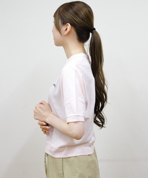 ORCIVAL(オーシバル)の「ORCIVAL/オーシバル クルーネックシースルーショートスリーブTEE CREW NECK SEE THROUGH SHORT SLEEVE TEE OR-C0529 SEF(Tシャツ/カットソー・レディース・ブラック/ライトイエロー/ライトピンク・1)」の11枚目の写真