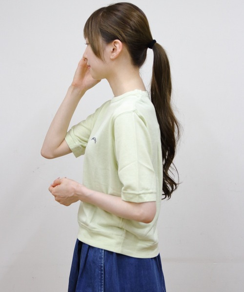 ORCIVAL(オーシバル)の「ORCIVAL/オーシバル クルーネックシースルーショートスリーブTEE CREW NECK SEE THROUGH SHORT SLEEVE TEE OR-C0529 SEF(Tシャツ/カットソー・レディース・ブラック/ライトイエロー/ライトピンク・1)」の15枚目の写真