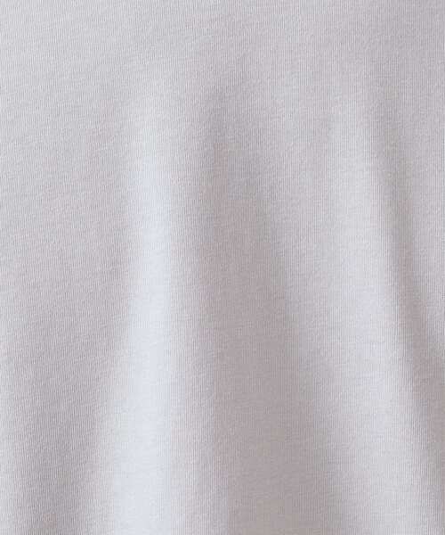 THE SHOP TK （ザ ショップ ティーケー ）の「【ジャケットインにもおすすめ】きれいめ長袖Tシャツ 洗濯機OK（Tシャツ/カットソー・メンズ・オフホワイト/ネイビー/ライトグレー・02/04/03/01）」の11枚目の写真