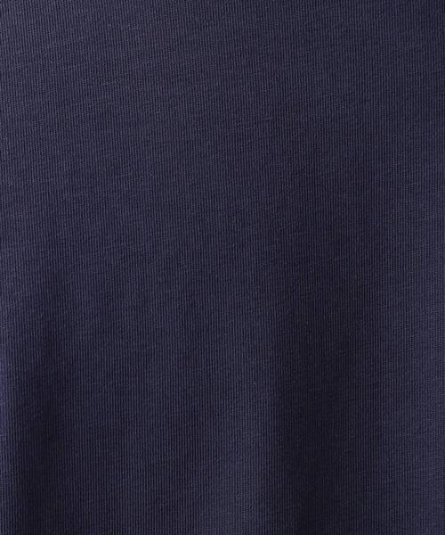 THE SHOP TK （ザ ショップ ティーケー ）の「【ジャケットインにもおすすめ】きれいめ長袖Tシャツ 洗濯機OK（Tシャツ/カットソー・メンズ・オフホワイト/ネイビー/ライトグレー・02/04/03/01）」の15枚目の写真