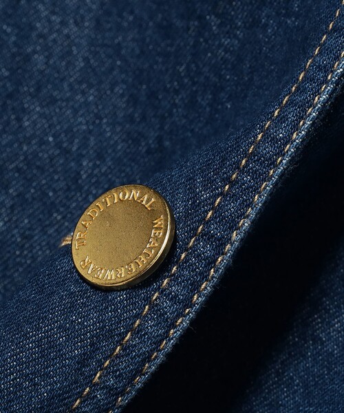 Traditional Weatherwear(トラディショナルウェザーウェア)の「Traditional Weatherwear / Malton デニムブルゾン(デニムジャケット・レディース・ブルー系その他・ONE SIZE)」の20枚目の写真
