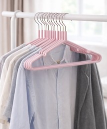 pyornim（ピョルニム）の「【26年春夏新作】【20本セット】滑らないPVCコーティングパステルハンガー（収納グッズ）」