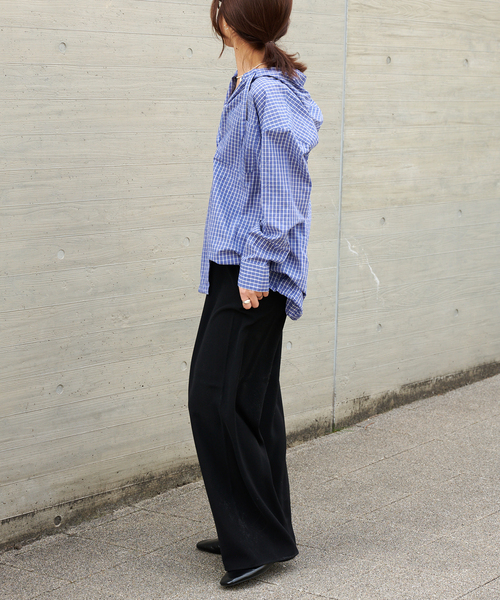 OUTDOOR PRODUCTS(アウトドアプロダクツ)の「トロイージーパンツ(スラックス・レディース・ブラック/ベージュ/ネイビー・36/38)」の12枚目の写真