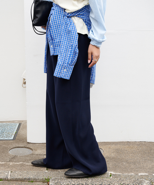 OUTDOOR PRODUCTS(アウトドアプロダクツ)の「トロイージーパンツ(スラックス・レディース・ブラック/ベージュ/ネイビー・36/38)」の18枚目の写真