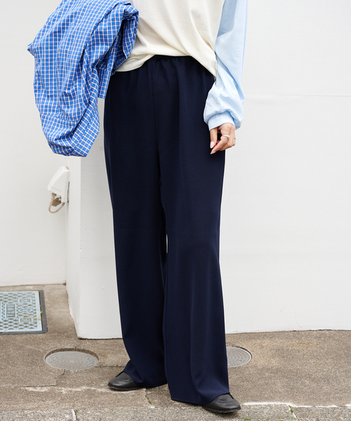 OUTDOOR PRODUCTS(アウトドアプロダクツ)の「トロイージーパンツ(スラックス・レディース・ブラック/ベージュ/ネイビー・36/38)」の19枚目の写真