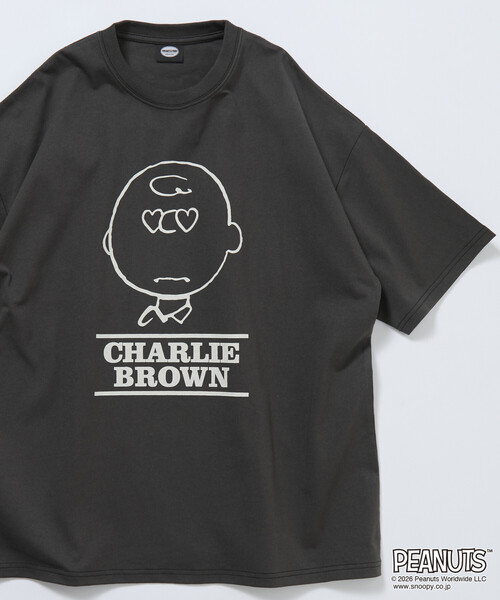 セール】限定展開 PEANUTS/ピーナッツ 別注 ビッグシルエット クルー