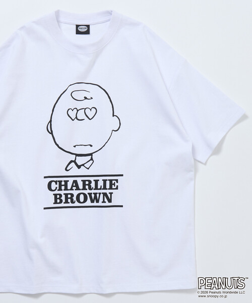 セール】限定展開 PEANUTS/ピーナッツ 別注 ビッグシルエット クルー