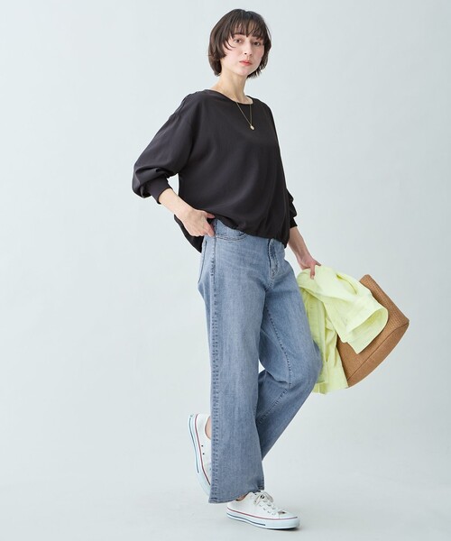 ANY（エニィ）の「涼やかDRYブラウス（シャツ/ブラウス・レディース・グレー系/ベージュ系/黄土色系・F）」の13枚目の写真