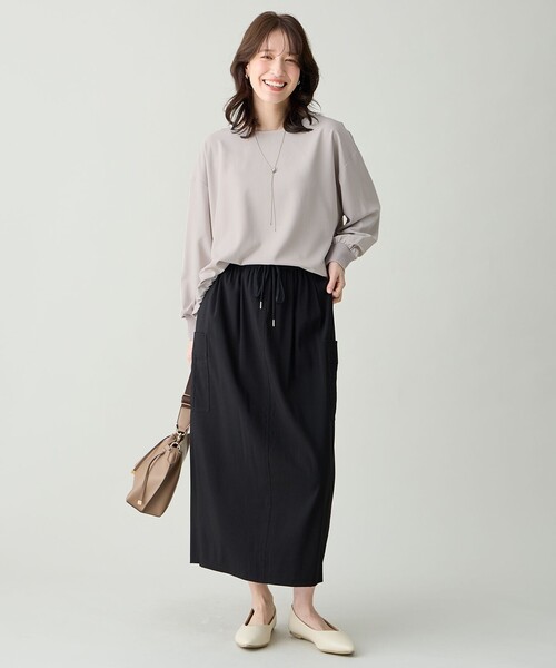 ANY（エニィ）の「涼やかDRYブラウス（シャツ/ブラウス・レディース・グレー系/ベージュ系/黄土色系・F）」の16枚目の写真