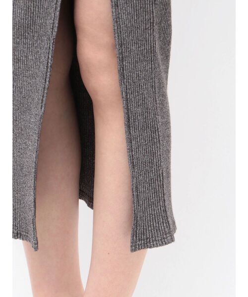 EATME(イートミー)の「【UV機能】デコルテバイカラーリブワンピース(ワンピース・レディース・ベージュ/その他1/グレー/ブラック・FREE)」の19枚目の写真