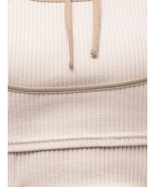 EATME(イートミー)の「【UV機能】デコルテバイカラーリブワンピース(ワンピース・レディース・ベージュ/その他1/グレー/ブラック・FREE)」の22枚目の写真