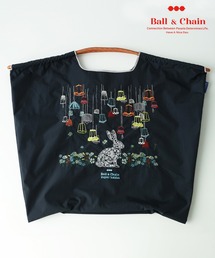 SUPER HAKKA（スーパーハッカ）の「SUPER HAKKA×Ball&Chain ランプとうさぎ刺繍トートバッグ(L)（トートバッグ）」