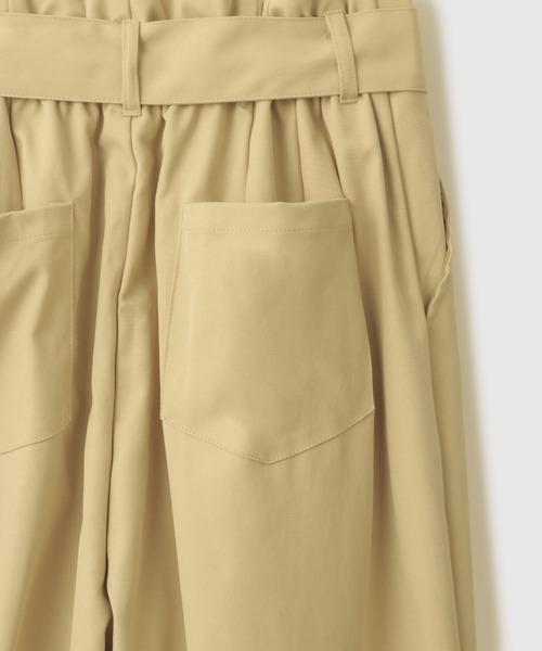 VICKY（ビッキー）の「ツイルチノワイドパンツ≪手洗い可能≫（その他パンツ・レディース・ベージュ/ブラック・M）」の7枚目の写真