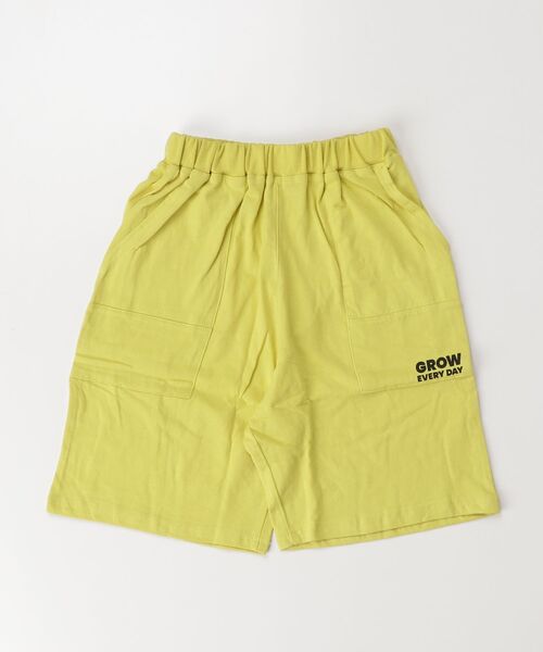 A BAG OF CHIPS（アバッグオブチップス）の「Jeans-b/ジーンズベー EASY HALF PANTS（その他パンツ・キッズ・ライトグリーン/レッド・140cm/150cm/160cm）」の2枚目の写真