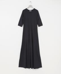 URBAN RESEARCH | new basic WASHABLE WOOL FLARE ONE-PIECE(ワンピース)