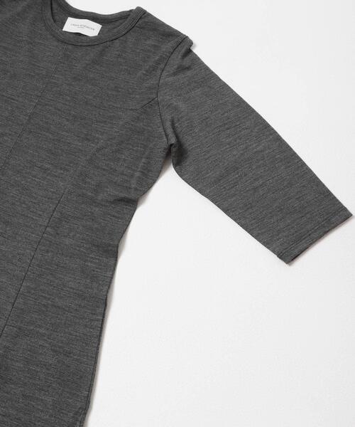 URBAN RESEARCH(アーバンリサーチ)の「new basic WASHABLE WOOL FLARE ONE-PIECE(ワンピース・レディース・ネイビー/チャコールグレー/ブラック・36/38)」の6枚目の写真