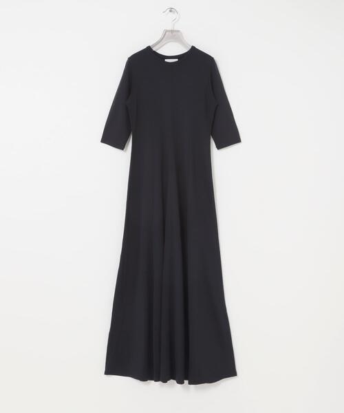 URBAN RESEARCH(アーバンリサーチ)の「new basic WASHABLE WOOL FLARE ONE-PIECE(ワンピース・レディース・ネイビー/チャコールグレー/ブラック・36/38)」の11枚目の写真