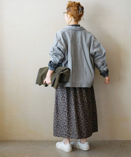 JOURNAL STANDARD LUXE（ジャーナルスタンダード　ラックス）の「《追加2》ダブルJQレオパ スカート（スカート・レディース・チョコ・FREE）」の3枚目の写真