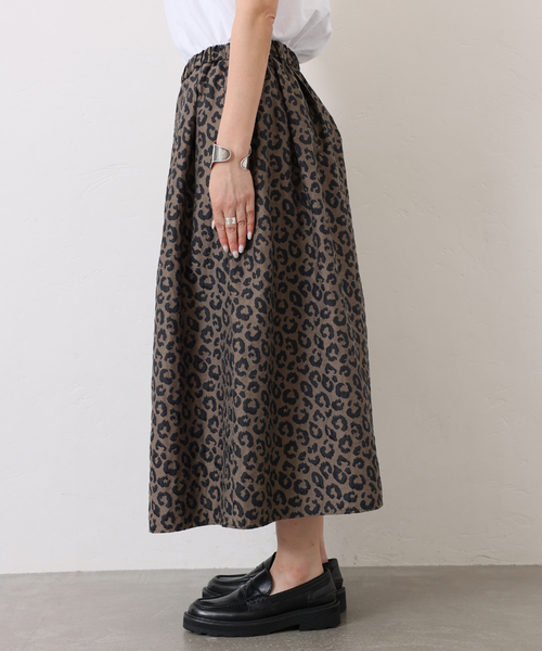 JOURNAL STANDARD LUXE（ジャーナルスタンダード　ラックス）の「《追加2》ダブルJQレオパ スカート（スカート・レディース・チョコ・FREE）」の12枚目の写真