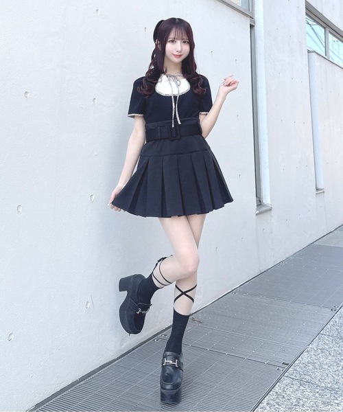 one way(ワンウェイ)の「パイピングカットソー(Tシャツ/カットソー・レディース・オフホワイト/ピンク/ブラック/グレー・FREE)」の17枚目の写真