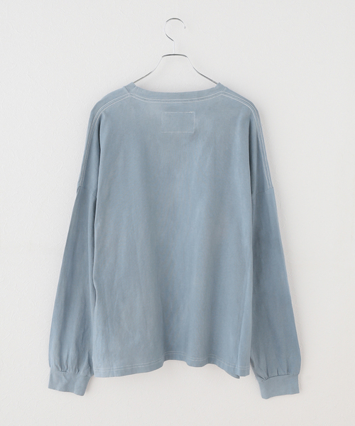TEPPEIFURUYAMA（テッペイフルヤマ）の「TEPPEI FURUYAMA /テッペイフルヤマ HAWAII LONG SLEEVE T-SHIRT（Tシャツ/カットソー・レディース・ネイビー/ブラック・2）」の3枚目の写真