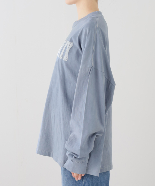 TEPPEIFURUYAMA（テッペイフルヤマ）の「TEPPEI FURUYAMA /テッペイフルヤマ HAWAII LONG SLEEVE T-SHIRT（Tシャツ/カットソー・レディース・ネイビー/ブラック・2）」の10枚目の写真