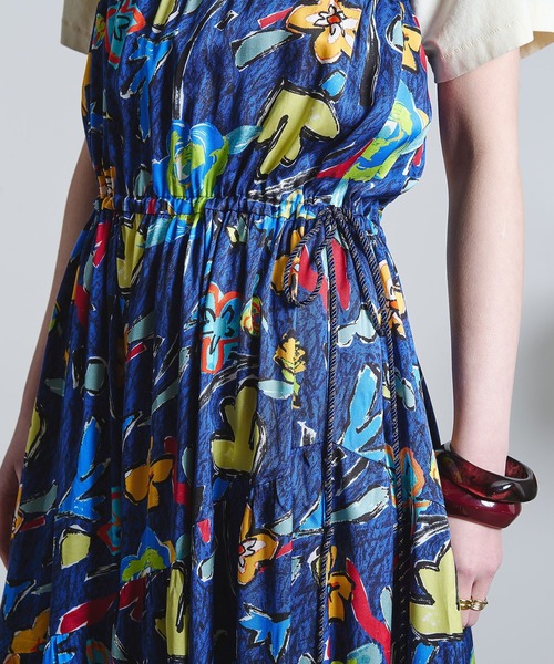 ROSE BUD（ローズバッド）の「(mici)PRINT GATHERED SKIRT（スカート・レディース・ネイビー/ブラウン・ONE SIZE）」の13枚目の写真